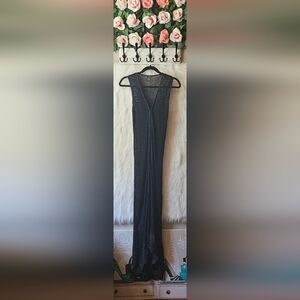 Alexandra Bartlett Lace Noir Knit Duster Vest
